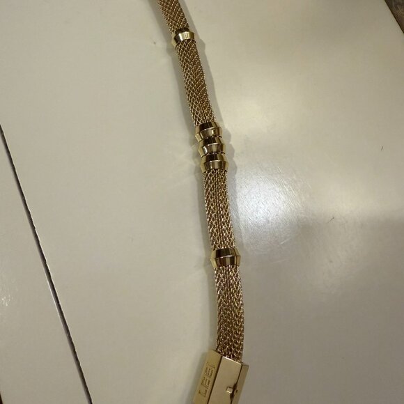 Womens Holst and Lee Mesh Gold Bracelet - Picture 5 of 5